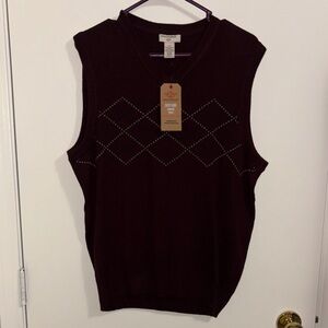 Dockers Burgundy Sleeveless Vest Top